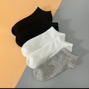 ankle sock bundle white black Gray pack set